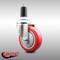 Service Caster 4 Inch 316SS Red Polyurethane Wheel Swivel 1-3/8 Inch Expanding Stem Caster SCC-SS316EX20S414-PPUB-RED-138 - alternate 2